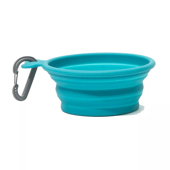 Messy Mutts 3-Cup Collapsible Silicone Travel Bowl image number null