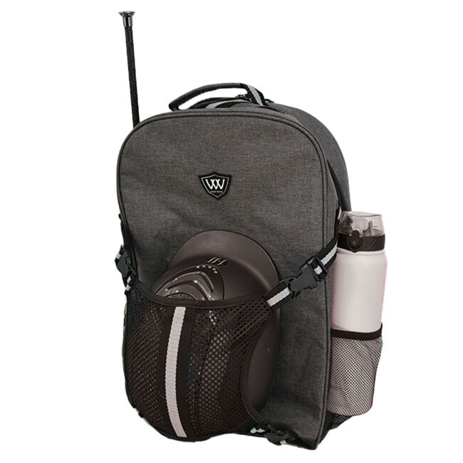 Woof Wear Rider's Backpack - Black/Gray image number null