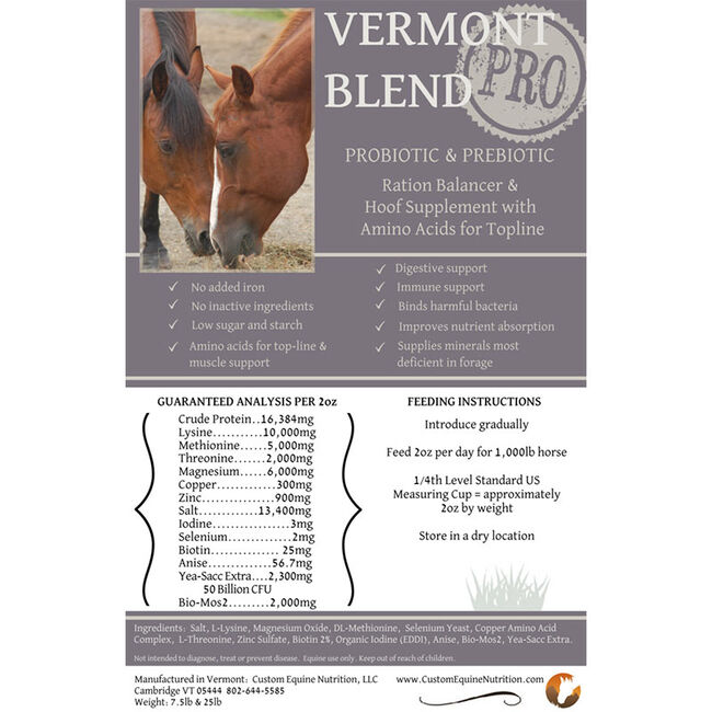 Vermont Blend Pro Forage Balancer w/ Digestive & Hoof Support