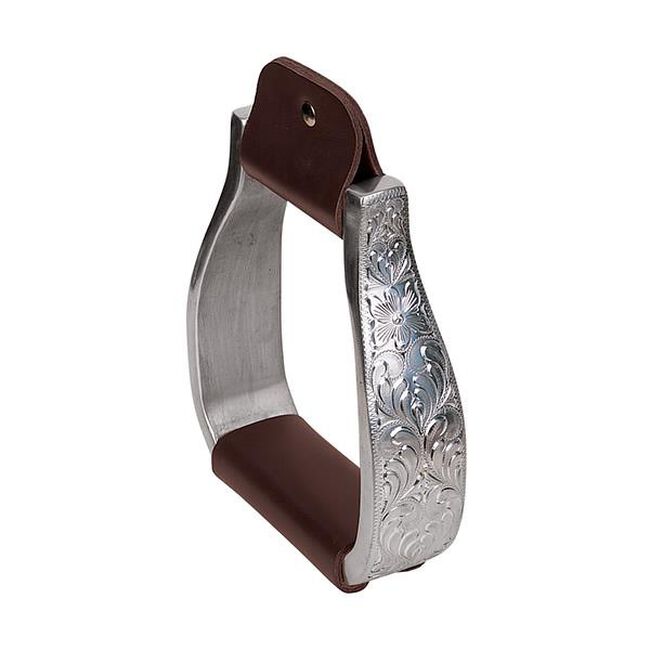 Weaver Aluminum Stirrups with Engraved Band image number null