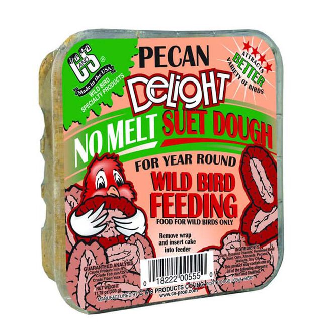 C&S Products No Melt Suet Dough - Pecan Delight - 11.75 oz image number null
