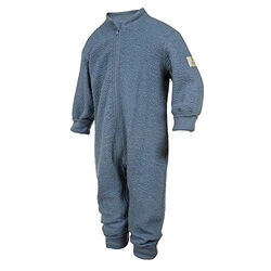 Janus Baby Crinkle Wool Playsuit - Blue