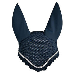 Eskadron Silver Trimmed Crochet Fly Veil - Closeout