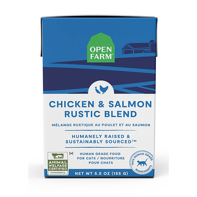 Open Farm Chicken & Salmon Rustic Blend Wet Cat Food image number null
