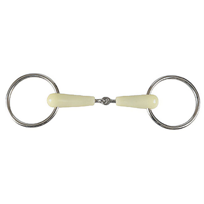 Jacks Manufacturing Loose Ring Snaffle Bit with Apple-Flavored Mouthpiece image number null