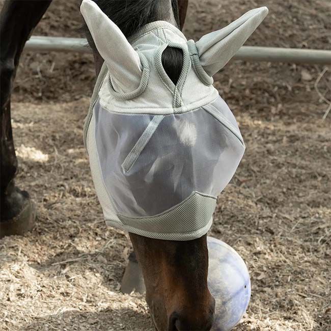Equinavia Algard Soft Mesh Fly Mask - Silver image number null