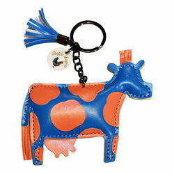 Fluffy Layers Farm Frenzy Keychain - Cow