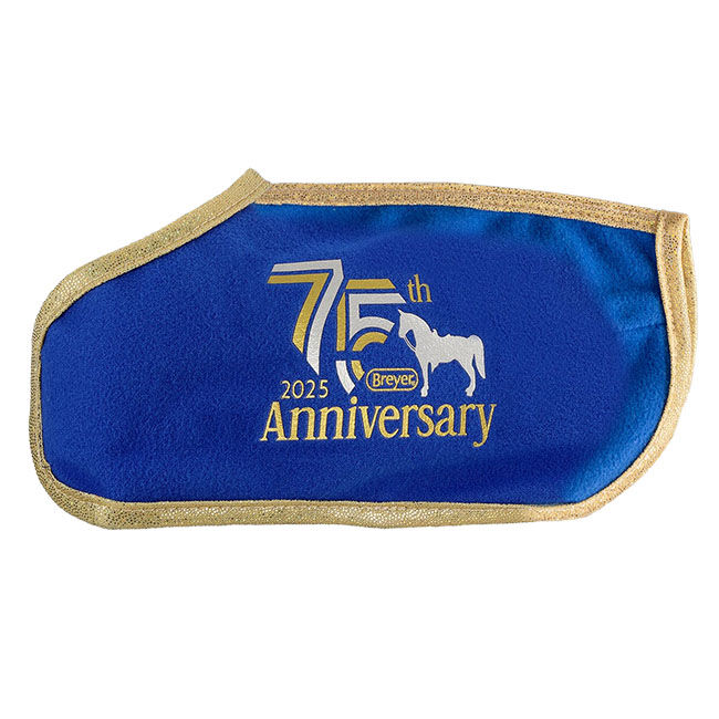 Breyer 75th Anniversary Horse Blanket - Blue image number null