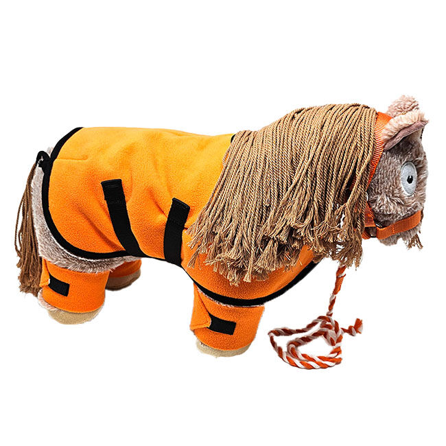 Crafty Ponies Toy Fleece Rug Set - Orange image number null