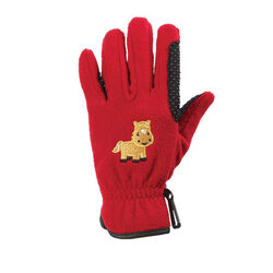 EquiStar Kids' Pony Fleece Gloves - Raspberry