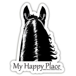 Horse Hollow Press Die-Cut Sticker - "My Happy Place"