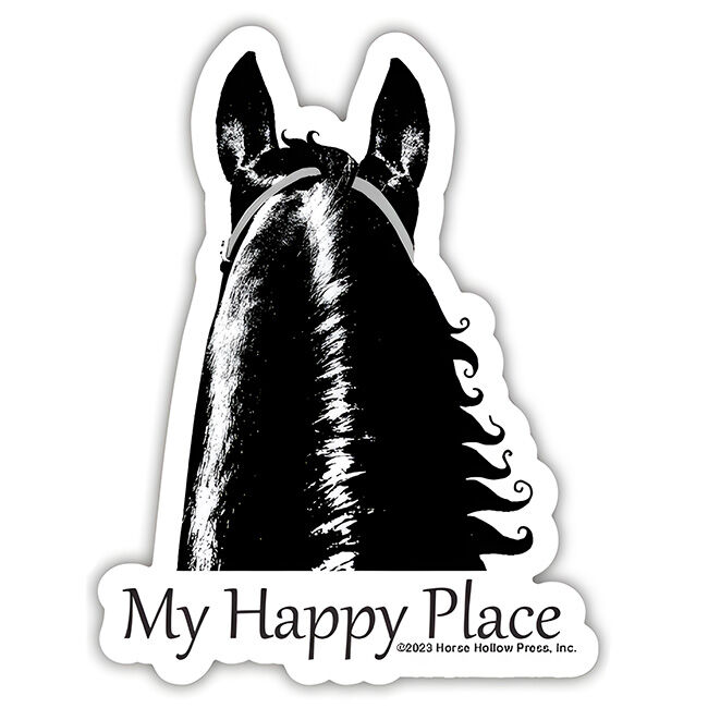 Horse Hollow Press Die-Cut Sticker - "My Happy Place" image number null