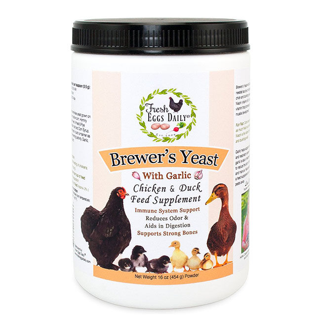 Fresh Eggs Daily Brewers Yeast with Garlic - 16 oz image number null