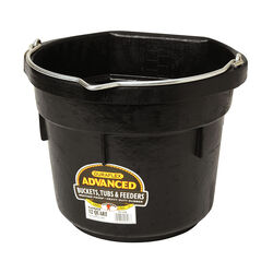 Little Giant DuraFlex Advanced 12 Quart Rubber Flatback Bucket