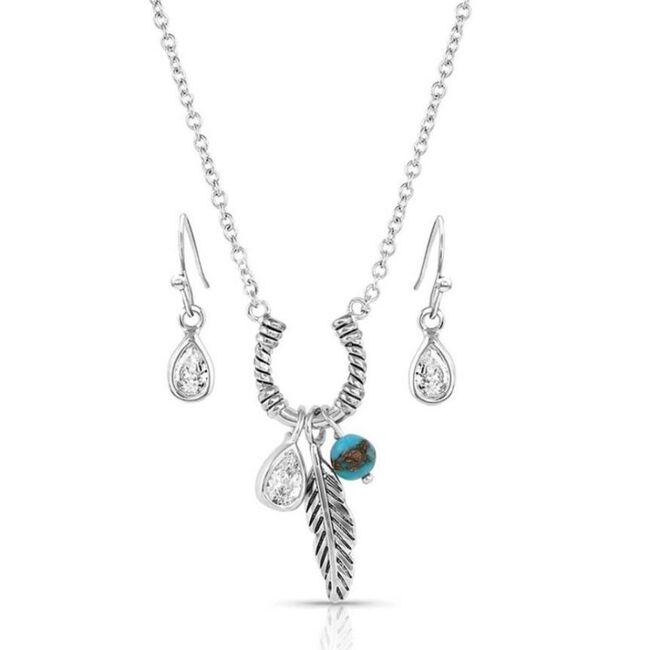 Lucky's Charming Horseshoe Jewelry Set image number null