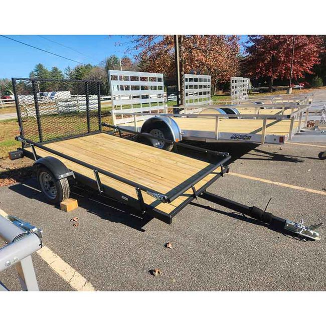 Karavan 5' x 8' Steel Utility Trailer with Slide Rail The Cheshire Horse