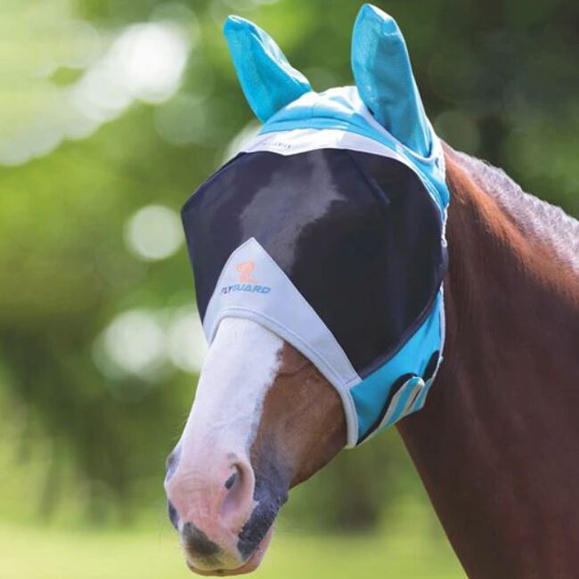 Shires Fine Mesh Fly Mask with Ears image number null