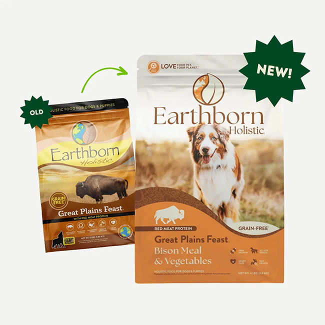 Earthborn Holistic Dog Food - Great Plains Feast Recipe with Bison Meal & Vegetables image number null
