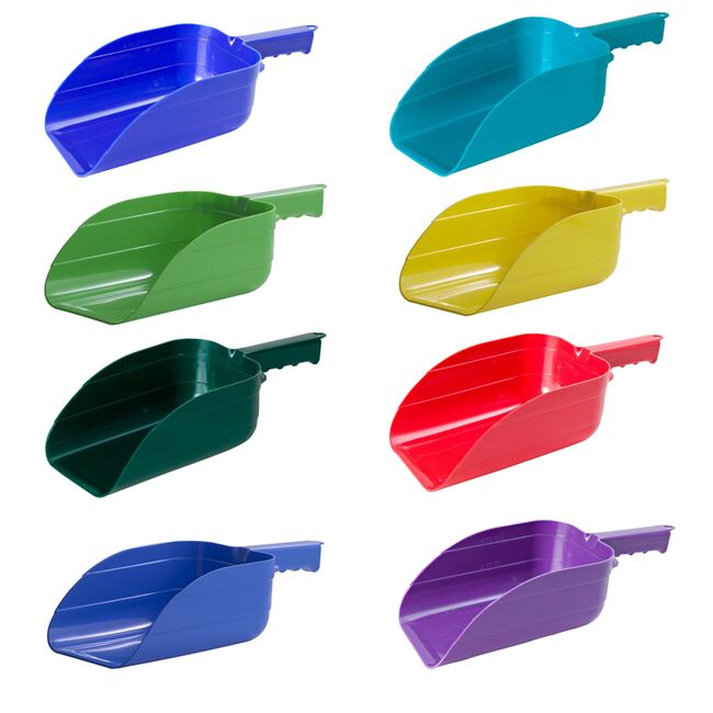 Little Giant 5 Pint Plastic Feed Scoop Blue image number null