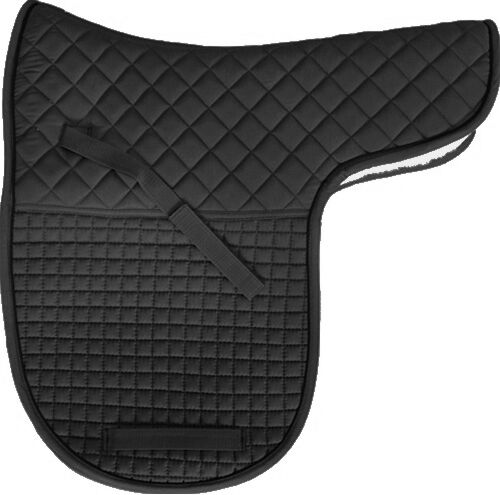 Tapis De Selle Dressage PRI En Coton Matelassé - 21" épine, 30" Longueur, Occasion Bon état