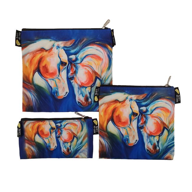 Art Of Riding Trio Baggies - Twin Horses image number null