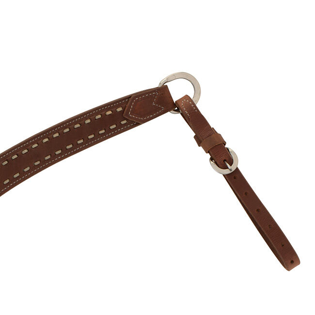 Weaver Equine Dusk Collection Buckstitch Contoured Breast Collar in Oiled Hermann Oak - Russet image number null