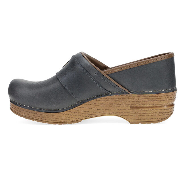 Dansko Women's Pearson Leather Clog - Dusty Blue image number null