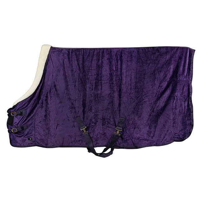 Horze Lincoln Fleece Blanket with Padded Collar - Nightshade image number null
