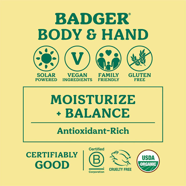 Badger Aromatherapy Massage Oil - Lavender with Bergamot & Balsam Fir - 4 oz image number null
