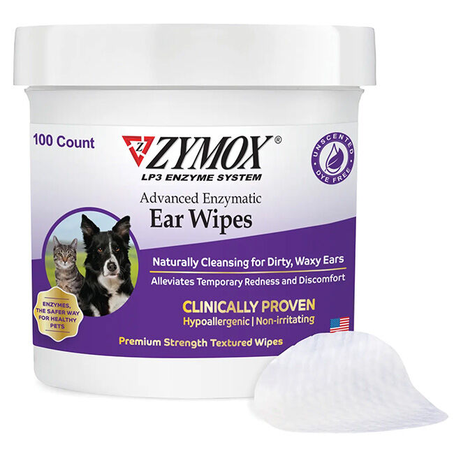 ZYMOX Advanced Enzymatic Ear Wipes - 100 Count image number null