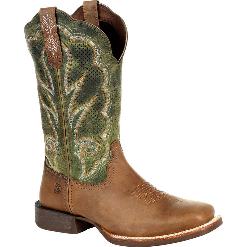 Durango Women s Lady Rebel Pro Ventilated Western Boot Dusty Brown Olive Green The Cheshire Horse