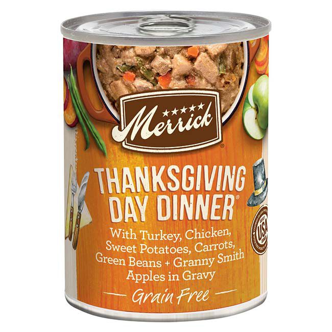 Merrick Grain Free Thanksgiving Day Dinner in Gravy Wet Dog Food 13.2oz image number null