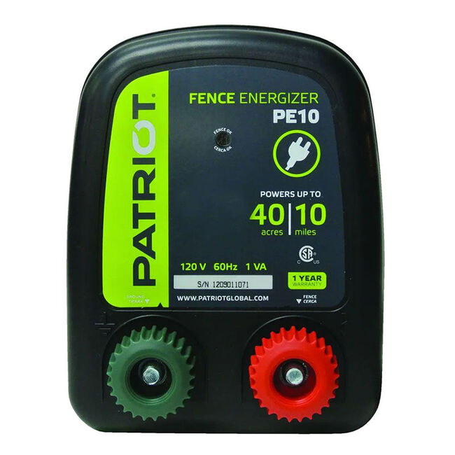 Patriot PE10 Fence Charger image number null