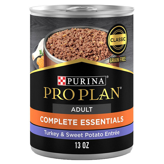 Purina Pro Plan Complete Essentials Grain Free Turkey & Sweet Potato Wet Dog Food - 13oz image number null