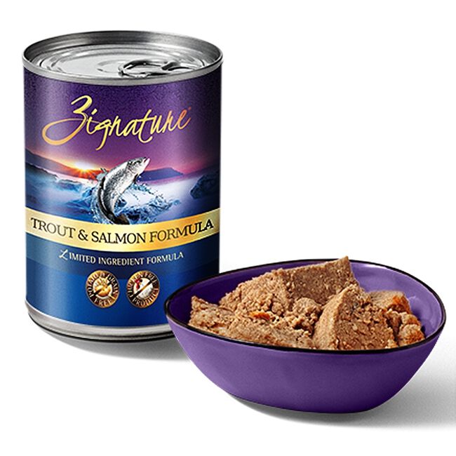 Zignature Trout & Salmon Canned Dog Food 13 oz