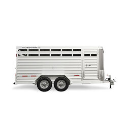 Featherlite 2022 8107 12' Bumper Pull Livestock Trailer