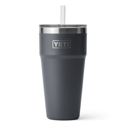 YETI Rambler 26 oz Stackable Cup with Straw Lid - Charcoal