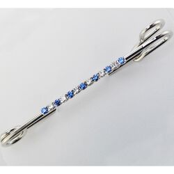 Finishing Touch of Kentucky Sapphire and Crystal Rhinestone Stock Pin