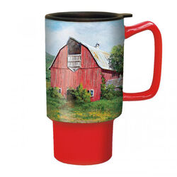 GT Reid Red Barn Travel Mug
