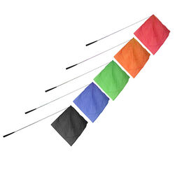 Double Diamond Stainless Steel Horsemanship Flag - Assorted Colors