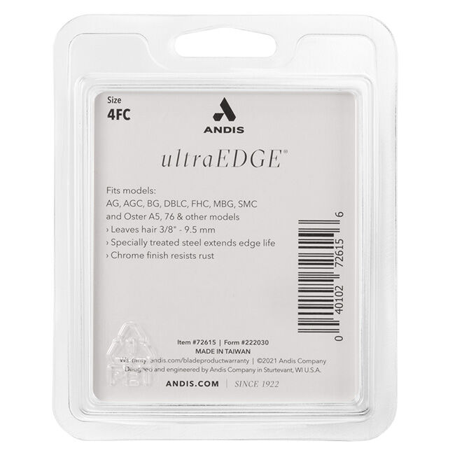 Andis UltraEdge Blade - 4 Skip Tooth (3/8", 9.5mm) image number null