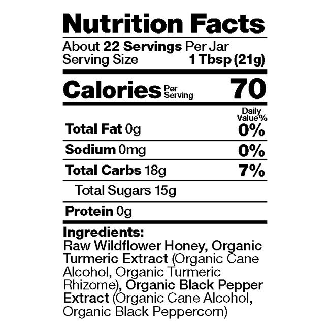 Bee Shepherd by Frangiosa Farms Raw Honey with Golden Turmeric - 12 oz image number null