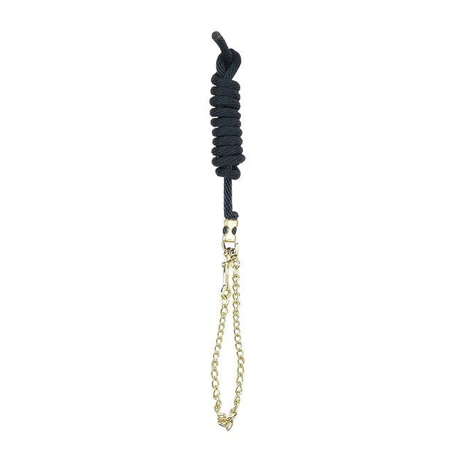 Perri's Leather Nylon Lead with Brass-Plated Chain image number null