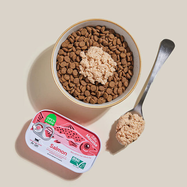 Open Farm Silky Mousse Cat Food Topper - Salmon - 3.5 oz image number null
