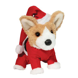 Douglas Mini Soft Corgi in Santa Suit