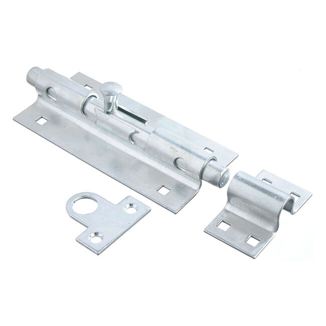 Ace Hardware 8" Zinc-Plated Steel Barrel Bolt image number null