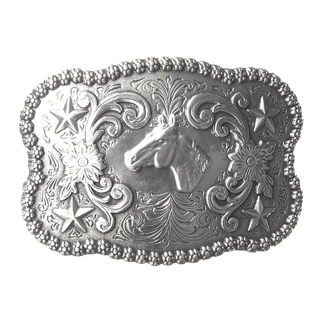 Nocona Women's Berry Edge Horse Head Buckle image number null