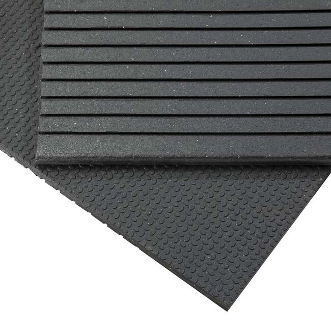 Rubberman 3/4" x 4' x 6' Rubber Mat - Punter image number null