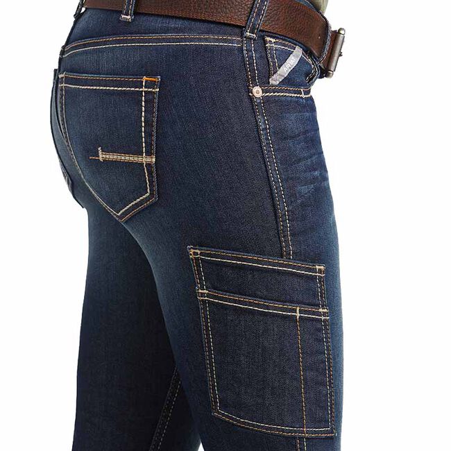 Ariat Women's Rebar DuraStretch Riveter Boot Cut Jean - Hallow image number null