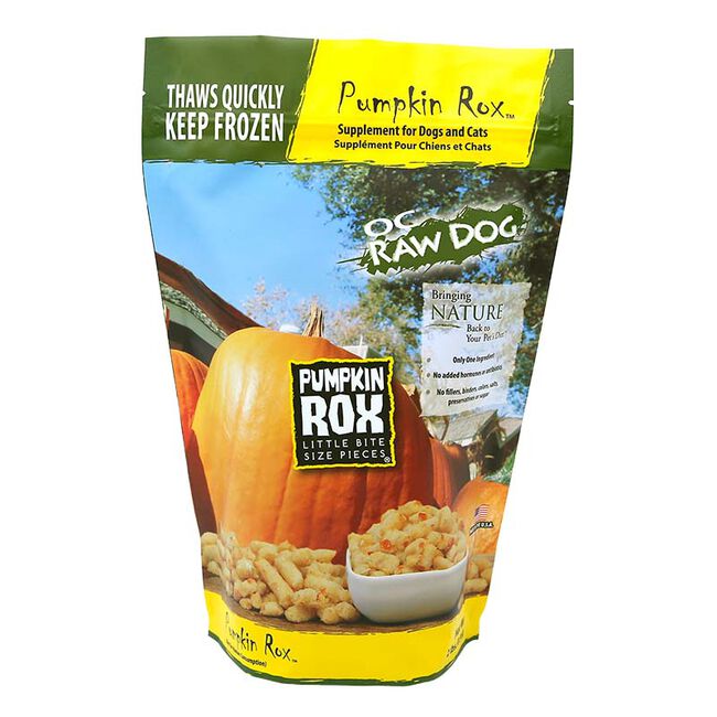 OC Raw Frozen Pumpkin Rox - Digestive Supplement for Dogs & Cats image number null